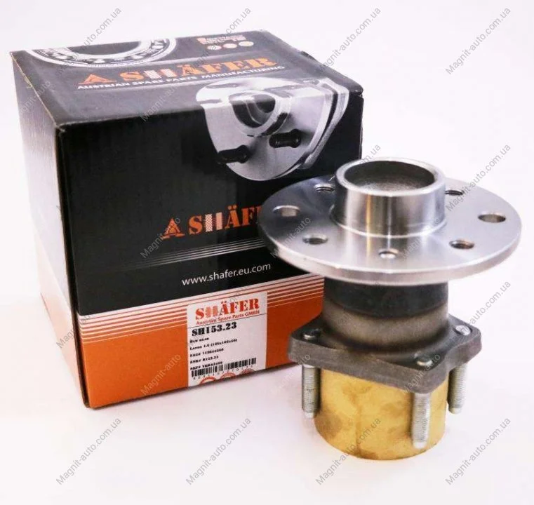 Ступица задняя Opel Astra F, G, Combo C, Vectra A, B, Lanos, 88-, ABS+ SHAFER SH153.23 (фото 1)