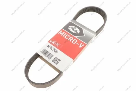 Ремінь генератора Ducato/Peugeot Boxer 2.0 94- Gates 6PK700