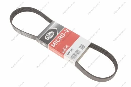 Ремень поликлиновой Gates 6PK905