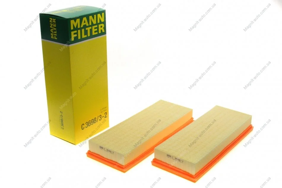 Фильтр воздушный двигателя MANN C 3698/3-2 (фото 1)