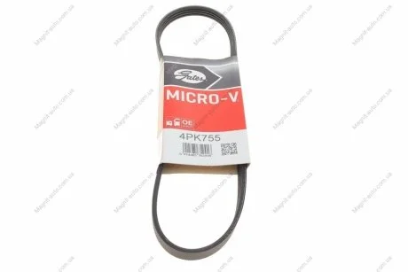 Ремень поликлиновой GATES Gates 4PK755