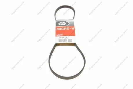 Ремінь поліклиновий, E46 1.8, 2.0 01-05 Gates 4PK970
