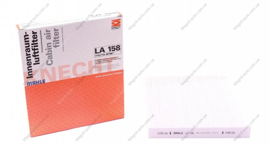 Фільтр салону, MAZDA 2, 6, CX-7, 02-13 MAHLE / KNECHT LA 158 (фото 1)