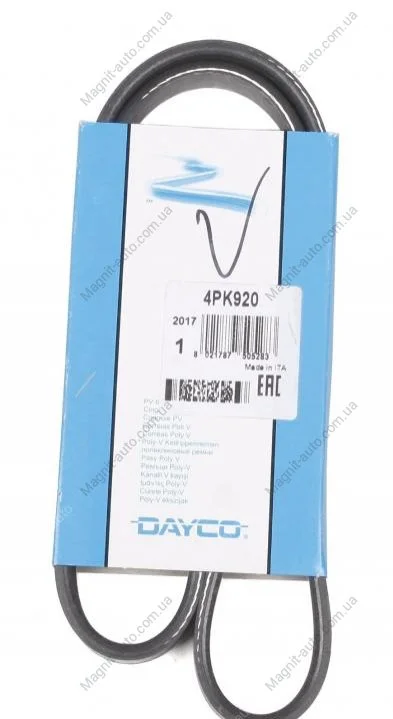 Ремень поликлиновый DAYCO 4PK920 (фото 1)