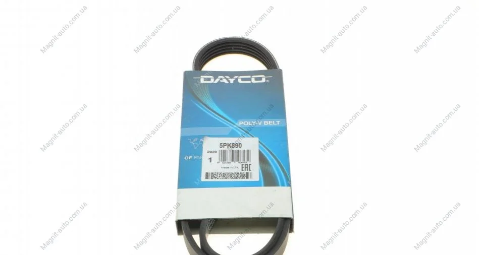 Ремінь поліклиновий DAYCO 5PK890 (фото 1)