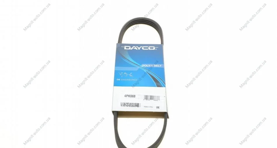 Ремінь поліклиновий DAYCO 4PK668 (фото 1)