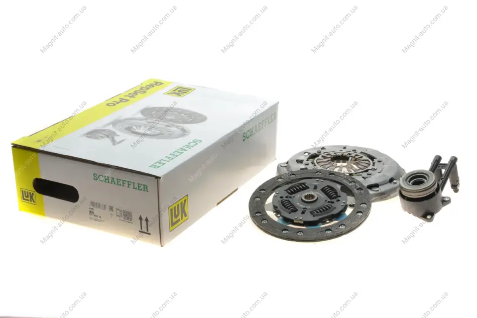 Комплект зчеплення з підшипником (210мм).) FORD FIESTA V, FUSION; MAZDA 2 1.4/1.4LPG 01-12 LuK 621305233 (фото 1)