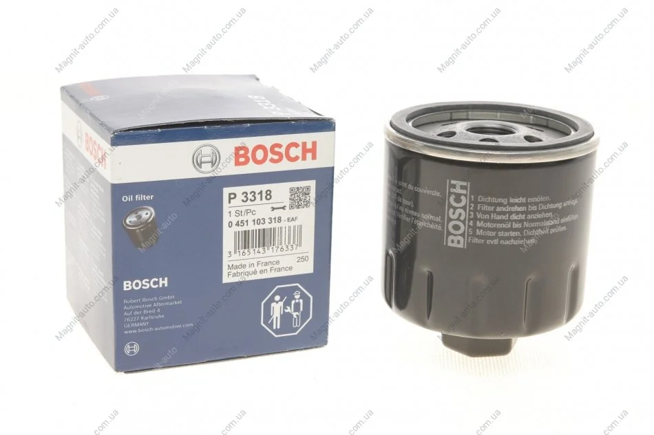 Фильтр масла BOSCH 0451103318 (фото 1)