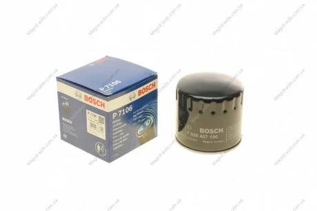 Фільтр оливний 7106 Renault Laguna, Espace, Safrane 2,2 1995 - 2001 BOSCH F026407106