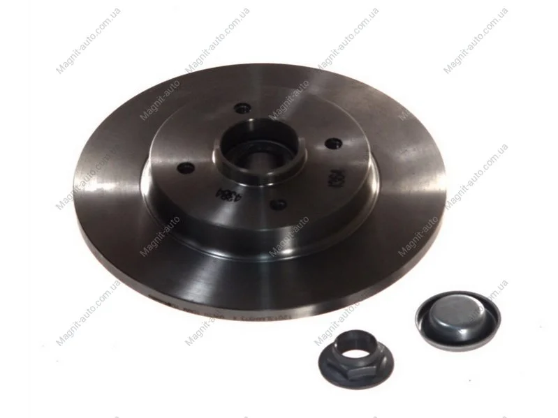 Тормозной диск зад. C4/Berlingo/Partner/308 08-(268x73mm)/к-т с подшипн., +кольцо ABS(1шт/уп) BREMBO 08.A729.17 (фото 1)