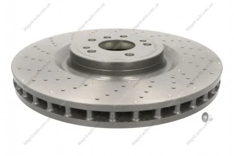 Диск гальмівний, передній, 375mm X166/W166/C292 11- (перфорований) BREMBO 09.A960.21