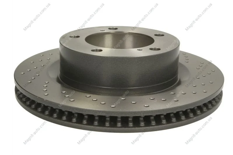 Диск гальмівний, передній, 340mm, TOYOTA Land Cruiser 200; LEXUS LX 07- BREMBO 09.A966.1X (фото 1)