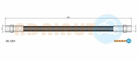 Тормозной шланг ADRIAUTO 05.1201
