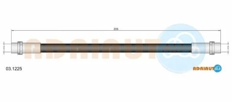Тормозной шланг ADRIAUTO 03.1225