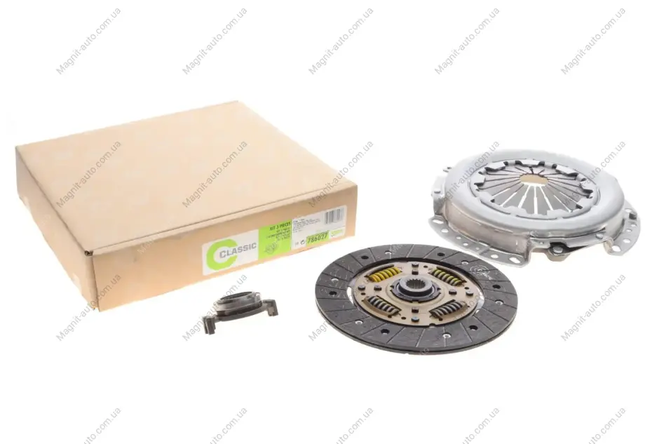 Зчеплення компл. CITROEN/PEUGEOT Berlingo/C15/Xantia/Xsara/306/406/Partner "1,8-1,9D "96-03 Valeo 786027 (фото 1)