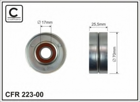 Ролик натяжителя CAFFARO 223-00