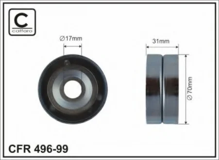 Ролик натяжителя CAFFARO 496-99