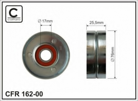 Ролик натяжителя CAFFARO 162-00