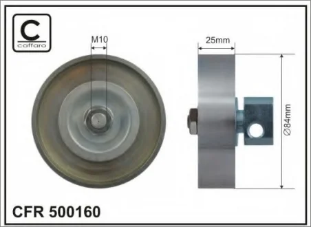 Ролик натяжителя CAFFARO 500160