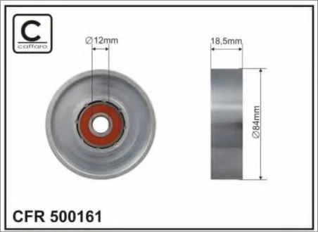 Ролик натяжителя CAFFARO 500161