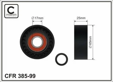 Ролик натяжителя CAFFARO 385-99