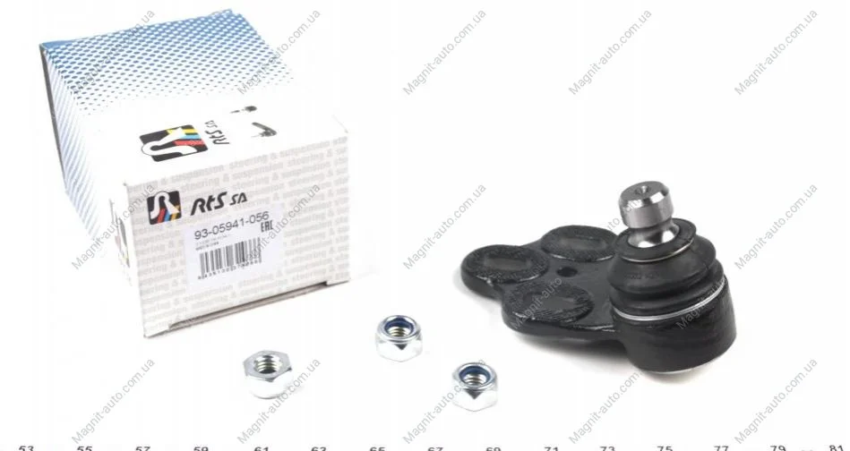 Пулевая опора (шарнир) RTS 93.05941.056 (фото 1)
