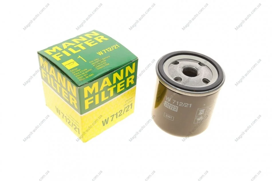 Фильтр масляный (выр-во)(W712/21) MANN W 712/21 (фото 1)