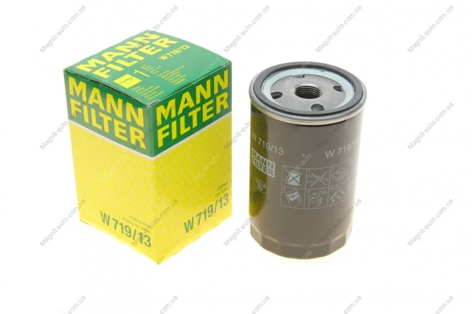 Фільтр оливний MANN W 719/13 (фото 1)