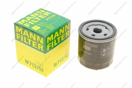 Фільтр оливний, 1.4-1.6 95- MANN W 712/52