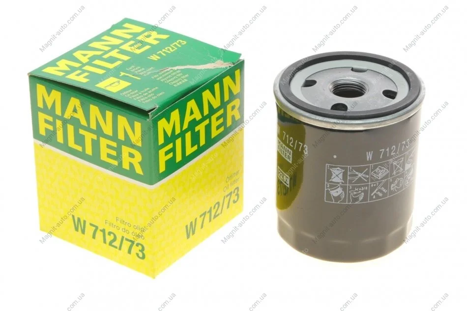 Масляный фильтр MANN W 712/73 (фото 1)