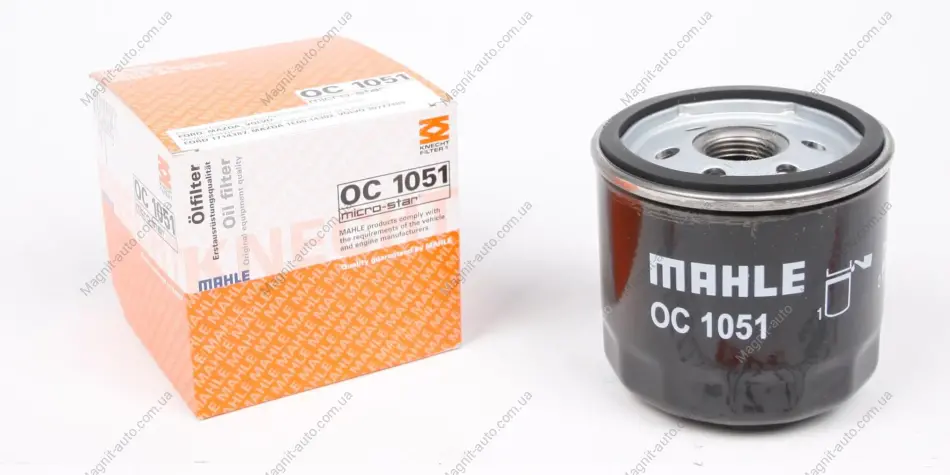 Фільтр оливний MAHLE / KNECHT OC 1051 (фото 1)