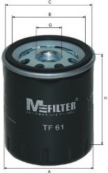 Фильтр масляный M-FILTER TF61 (фото 1)