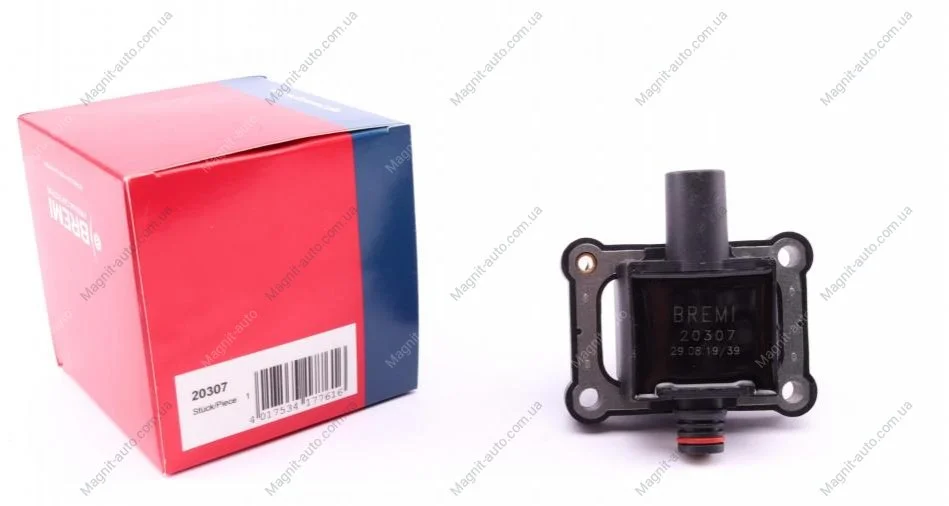 Котушка запалювання Bremi DAEWOO/MB/SSANGYONG/VW Musso/Sprinter/Korando/LT "1,8-3,6 "91>> BREMI 20307 (фото 1)