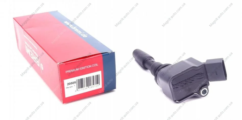 Котушка запалювання Bremi AUDI/SEAT/SKODA/VW A3/Ibiza/Octavia/Caddy "1,0-1,8 "11>> BREMI 20505 (фото 1)
