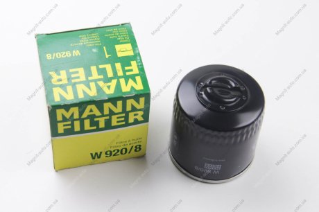 Фильтр масляный MANN W 920/8 (фото 1)
