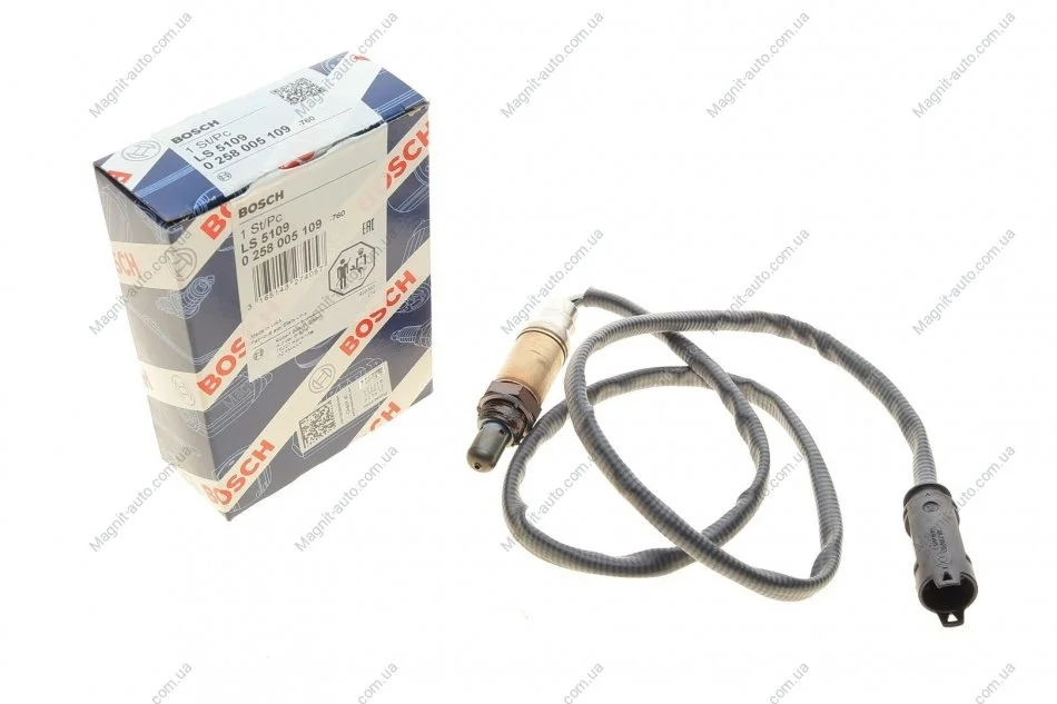 Лямбда-зонд 5109 BOSCH 0258005109 (фото 1)