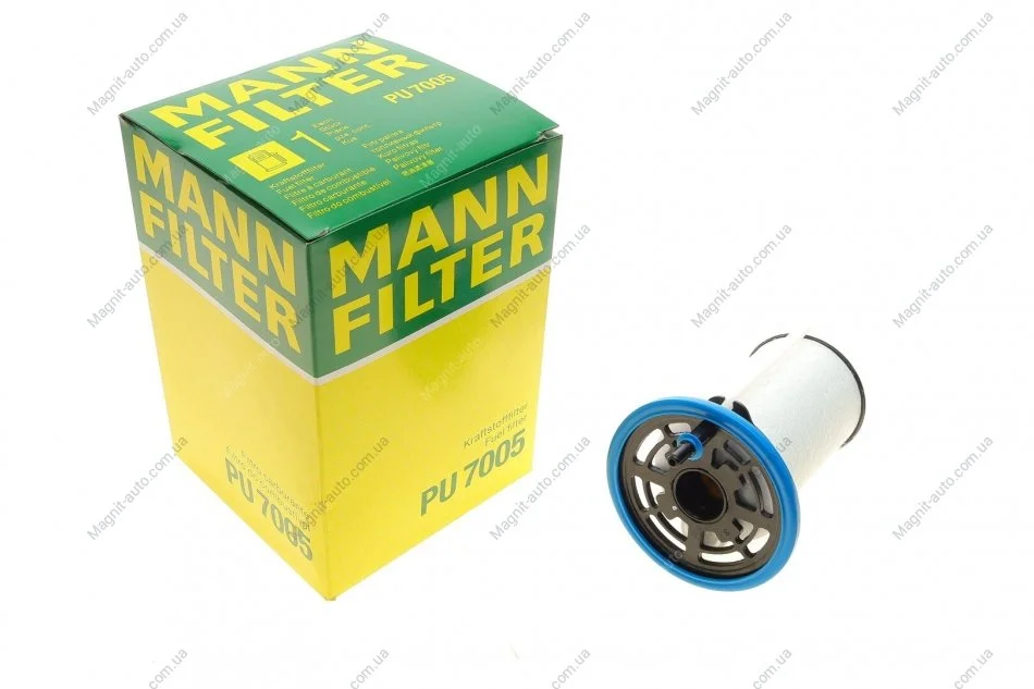 Фильтр топливный Fiat Doblo 1.3-2.0JTD 11- (заменено на /1) MANN PU 7005 (фото 1)