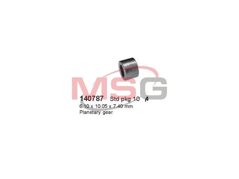 Втулка стартера 10x6,1x7,45 TOYOTA/LAND ROVER/HYUNDAI Freelander/i20 "1,4-1,8 "98-15 - кр. 10 шт CARGO 140787 (фото 1)