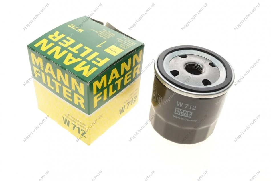 Фільтр оливний MANN W 712 (фото 1)