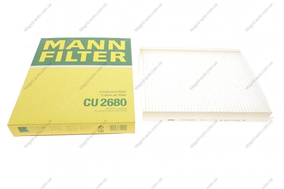 Фильтр салона MANN CU 2680 (фото 1)