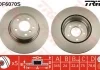 Диск тормозной, BMW, 3.0-4.8, N57 D30 C, 07- TRW DF6070S (фото 1)
