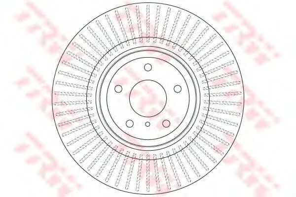 Диск гальмівний INFINITI/NISSAN FX II/G/Q70/370Z "F "D=354mm "07>> TRW DF6498S (фото 1)
