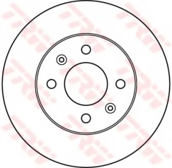 Диск гальмівний, HYUNDAI Getz, 1.1-1.6, G4EA, 02-10 TRW DF6040