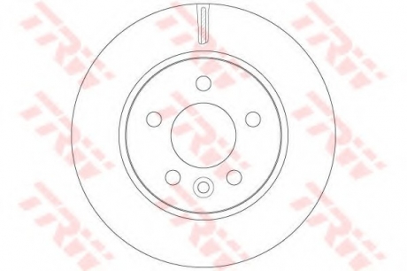 Тормозной диск TRW DF6482 (фото 1)