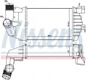 Інтеркулер OPEL ASTRA (2004) 1.7 CDTI NISSENS 96587