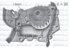 Водяний насос Kangoo/Clio/Megane 1.4i 96- (20z) DOLZ R214 (фото 1)