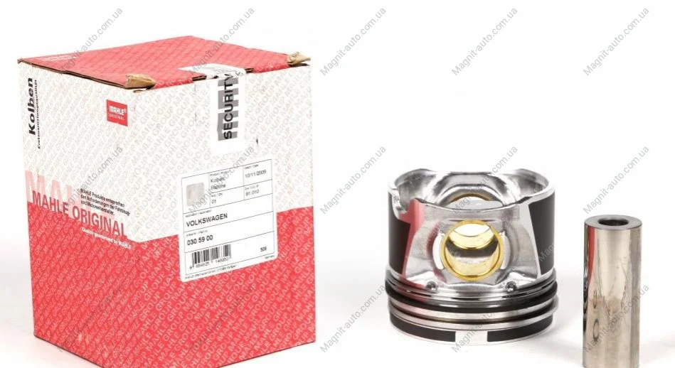 Поршень з кільцями, 2.5TDI 81.0mm (3,4,5cyl) MAHLE / KNECHT 030 59 00 (фото 1)