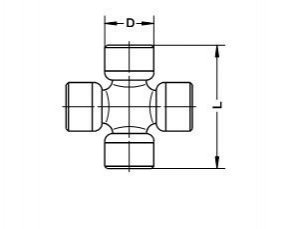 Крестовина GKN GKN (Lobro) U728/4