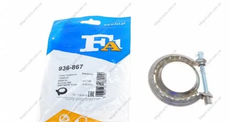 Хомут-затискач металевий Fischer Automotive One (FA1) 936-867