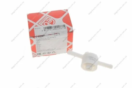 Клапан фильтра AUDI 100, A6, VW GOLF III, PASSAT, WV T4 1.6D, 2.5TDI, 2.4D/TD (89-00) (FEBI) FEBI BILSTEIN 02087